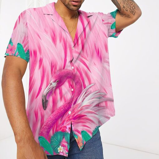 Gearhumans 3D Flamingo Hawaii Shirt ZZ13043 Hawai Shirt