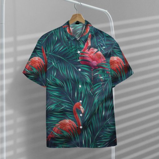 Gearhumans 3D Flamingo Tropical Custom Hawaii Shirt GO18052125 Hawai Shirt
