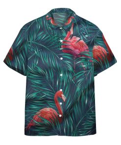 Gearhumans 3D Flamingo Tropical Custom Hawaii Shirt GO18052125 Hawai Shirt Short Sleeve Shirt S