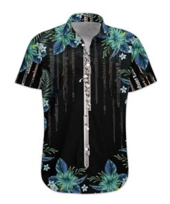 Gearhumans 3D Flute Hawaii Shirt hawaii Short Sleeve Shirt S