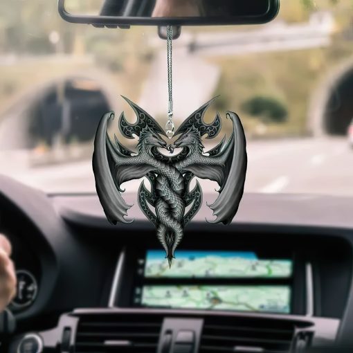 Gearhumans 3D Flying Grey Dragon Car Hanging GJ25052105 Car Hanging