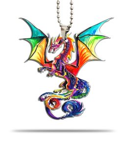 Gearhumans 3D Flying Rainbow Dragon Car Hanging GJ26052102 Car Hanging Car Hanging/1 Pack 