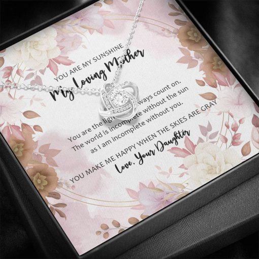 Gearhumans 3D For My Bonus Mom Happy Mothers Day Love Knot Necklace GO260421 ShineOn Fulfillment