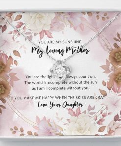 Gearhumans 3D For My Bonus Mom Happy Mothers Day Love Knot Necklace GO260421 ShineOn Fulfillment Standard Box 