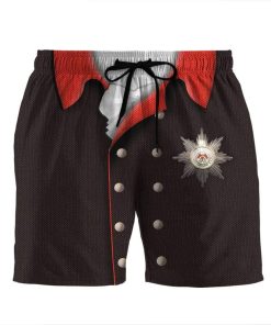 Gearhumans 3D Frederick The Great Custom Beach Shorts Swim Trunks GV100727 Men Shorts Men Shorts S