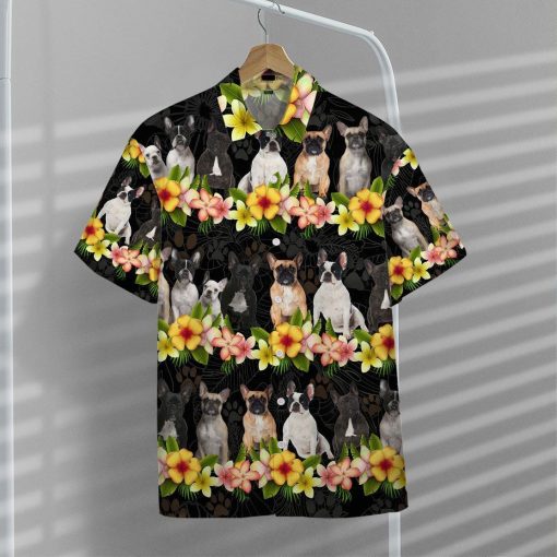 Gearhumans 3D French Bulldog Hawaii Shirt ZZ13041 Hawai Shirt