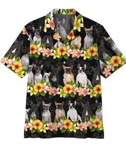 Gearhumans 3D French Bulldog Hawaii Shirt ZZ13041 Hawai Shirt Short Sleeve Shirt S 