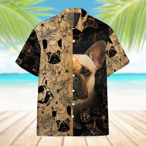 Gearhumans 3D French Bulldog Hawaii shirt ZZ29031 Hawai Shirt