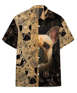 Gearhumans 3D French Bulldog Hawaii shirt ZZ29031 Hawai Shirt Short Sleeve Shirt S 