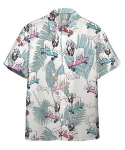 Gearhumans 3D French Bulldog On Skateboard Custom Hawaii Shirt GO13052118 Hawai Shirt Short Sleeve Shirt S 