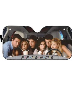 gearhumans 3D Friends Custom Car Auto Sunshade GV19072 Auto Sunshade 57''x27.5'' 