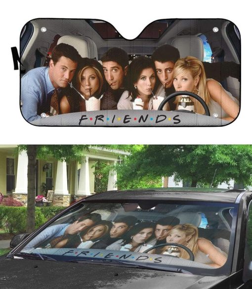 gearhumans 3D Friends Custom Car Auto Sunshade GV19072 Auto Sunshade