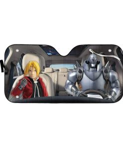gearhumans 3D Fullmetal Alchemist Custom Car Auto Sunshade GL22076 Auto Sunshade 57''x27.5'' 