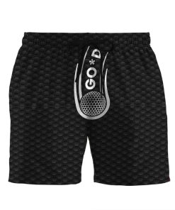 Gearhumans 3D Funny Golf Custom Beach Shorts Swim Trunks GS1805218 Men Shorts Men Shorts S 