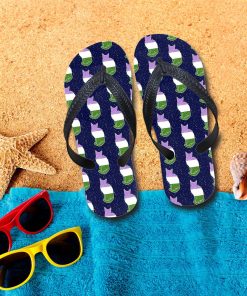 Gearhumans 3D Genderqueer Cats In Space Custom Flip Flop GS26052123 Flipflop Women 35EU 