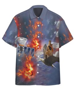 Gearhumans 3D George Washington Defeating Skynet Custom Short Sleeve Shirt GW2906212 Hawai Shirt Hawai Shirt S 