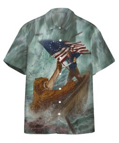 Gearhumans 3D George Washington Fighting Tiger Custom Short Sleeve Shirt GW3006216 Hawai Shirt Hawai Shirt S 