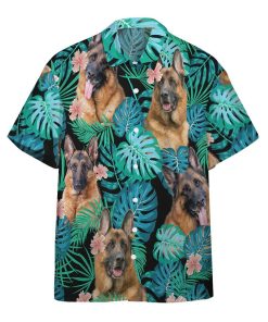 Gearhumans 3D German Shepherd Dog Summer Custom Short Sleeve Shirt GW19052115 Hawai Shirt Short Sleeve Shirt S 