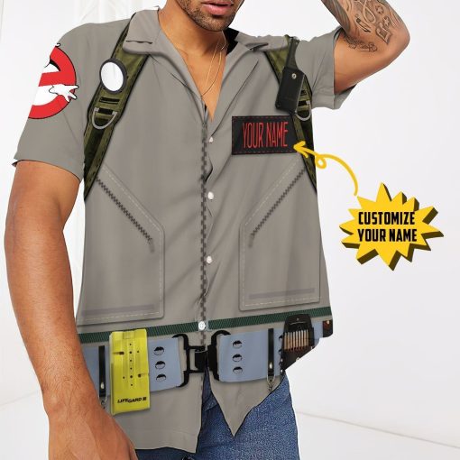 Gearhumans 3D Ghostbusters 1984 Custom Name Hawaii Shirt ZB260311 Hawai Shirt