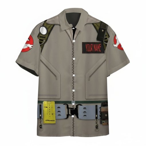 Gearhumans 3D Ghostbusters 1984 Custom Name Hawaii Shirt ZB260311 Hawai Shirt Short Sleeve Shirt S