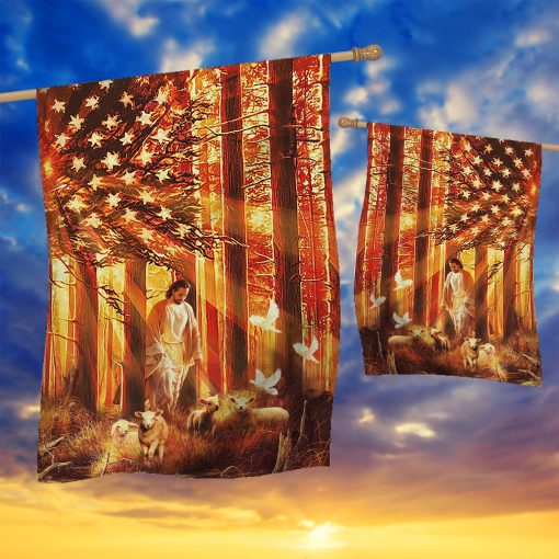 Gearhumans 3D God Bless America Custom Flag GO28062113 House Flag