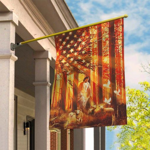 Gearhumans 3D God Bless America Custom Flag GO28062113 House Flag