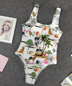 Gearhumans 3D Godlen Retriever Dog Custom One Piece Swimsuit GW12052140 One-piece Swimsuit One-piece Swimsuit S 