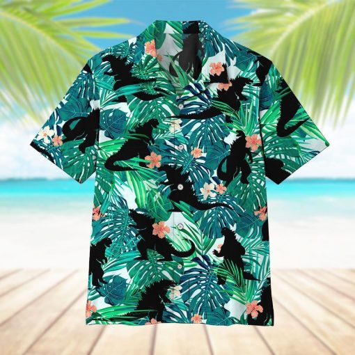 Gearhumans 3D Godzillla Hawaii Shirt ZZ06045 Hawai Shirt