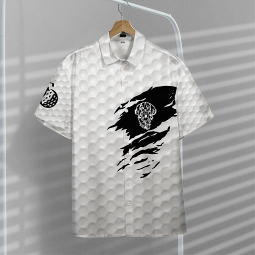 Gearhumans 3D Golden Retriever Golf Hawaii Shirt ZK0505211 Hawai Shirt