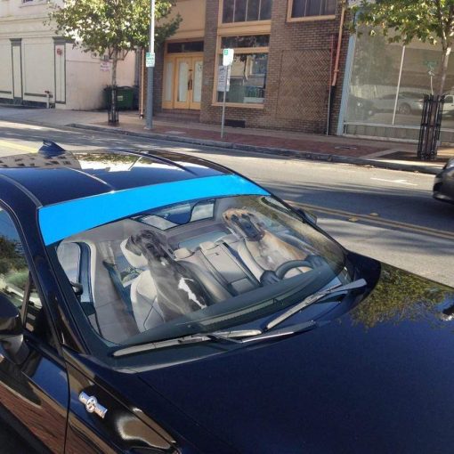 gearhumans 3D Great Dane Custom Sunshade GS19068 Auto Sunshade