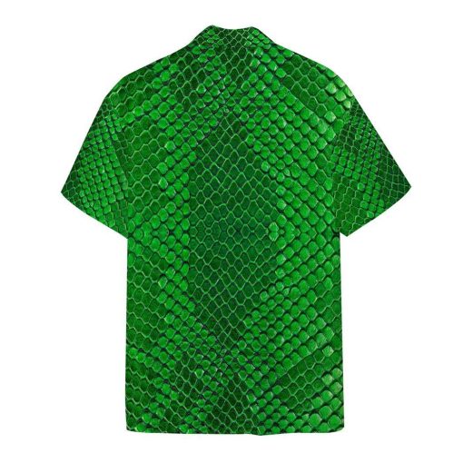 Gearhumans 3D Green Snake Hawaii Shirt ZK0706216 Hawai Shirt