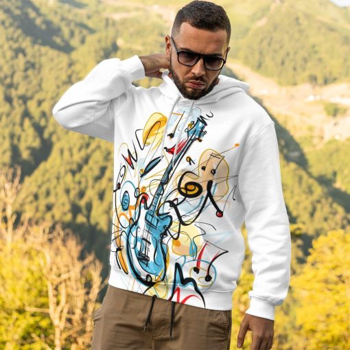 Gearhumans 3D Guitar Custom Tshirt Hoodie Apparel GW02062127 3D Apparel