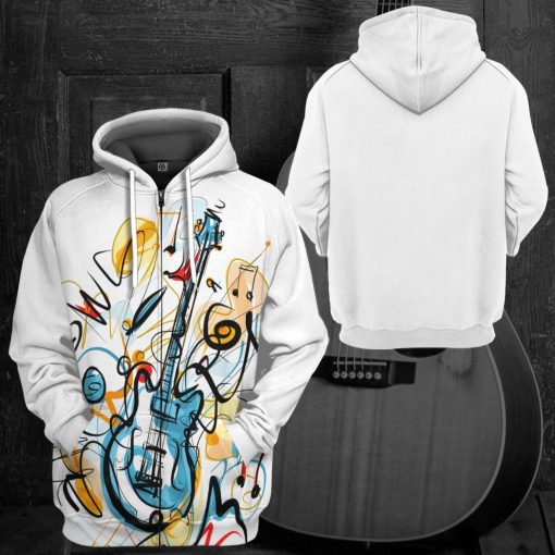 Gearhumans 3D Guitar Custom Tshirt Hoodie Apparel GW02062127 3D Apparel