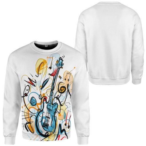 Gearhumans 3D Guitar Custom Tshirt Hoodie Apparel GW02062127 3D Apparel