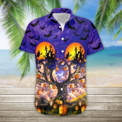 Gearhumans 3D Halloween Hawaii Shirt hawaii Short Sleeve Shirt