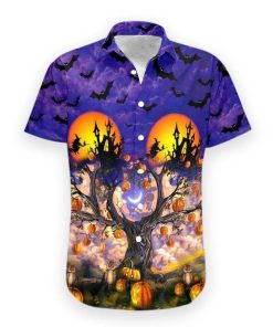 Gearhumans 3D Halloween Hawaii Shirt hawaii Short Sleeve Shirt S