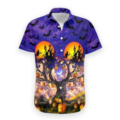 Gearhumans 3D Halloween Hawaii Shirt hawaii Short Sleeve Shirt S