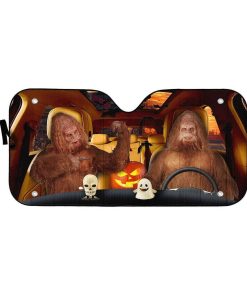 gearhumans 3D Halloween Sasquatch Custom Car Auto Sunshade GL24082 Auto Sunshade 57''x27.5'' 
