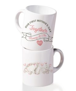 Gearhumans 3D Happy First Mothers Day Custom Name Mug GO150418 Mug 