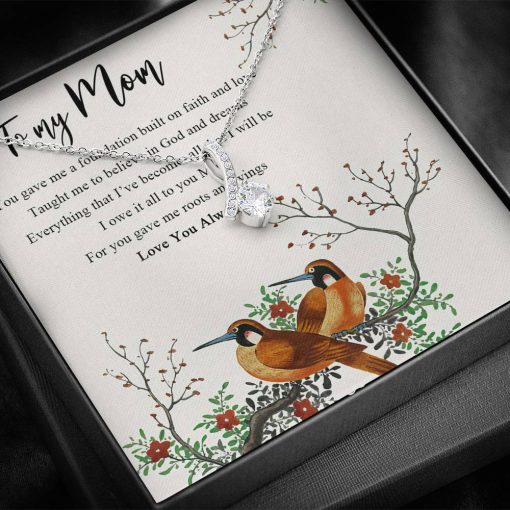 Gearhumans 3D Happy Mothers Day Alluring Beauty Necklace GO22042119 ShineOn Fulfillment