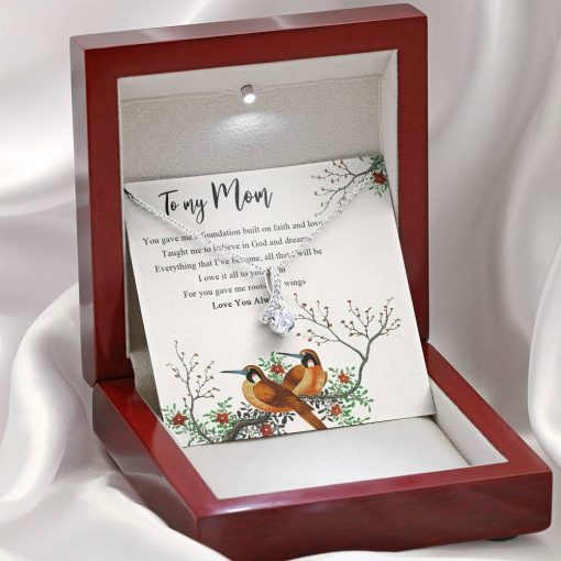 Gearhumans 3D Happy Mothers Day Alluring Beauty Necklace GO22042119 ShineOn Fulfillment