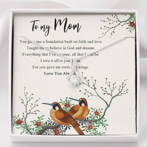 Gearhumans 3D Happy Mothers Day Alluring Beauty Necklace GO22042119 ShineOn Fulfillment Standard Box