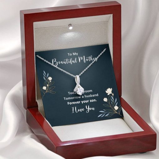 Gearhumans 3D Happy Mothers Day Alluring Beauty Necklace GO260419 ShineOn Fulfillment