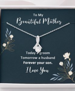 Gearhumans 3D Happy Mothers Day Alluring Beauty Necklace GO260419 ShineOn Fulfillment Standard Box 