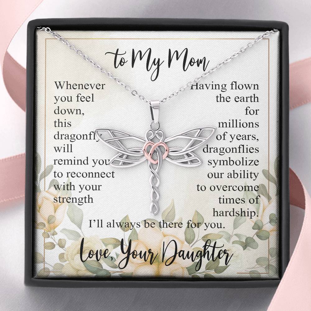 Gearhumans 3D Happy Mothers Day Dragonfly Dreams Necklace 1 Gearhumans 3D Happy Mothers Day Dragonfly Dreams Necklace GO26042113 ShineOn Fulfillment Standard Box