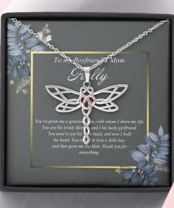 Gearhumans 3D Happy Mothers Day Dragonfly Dreams Necklace GO26042123 ShineOn Fulfillment Standard Box 