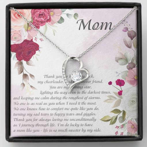 Gearhumans 3D Happy Mothers Day Forever Love Necklace GO22042113 ShineOn Fulfillment Standard Box