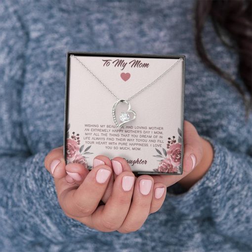 Gearhumans 3D Happy Mothers Day Forever Love Necklace GO23042111 ShineOn Fulfillment