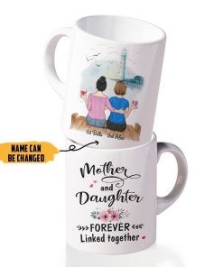 Gearhumans 3D Happy Mothers Day Gift Mother and Daughter Custom Name Mug GO090410 Mug
