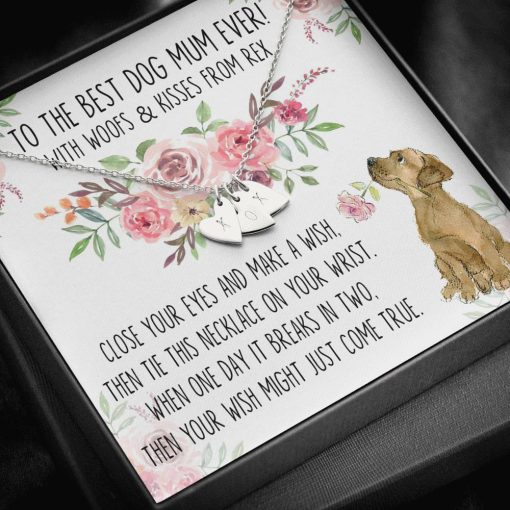 Gearhumans 3D Happy Mothers Day Gift To Dog Mom Sweetest Hearts Necklace 17 Gearhumans 3D Happy Mothers Day Gift To Dog Mom Sweetest Hearts Necklace GO22042123 ShineOn Fulfillment Sterling Silver - 3 Hearts